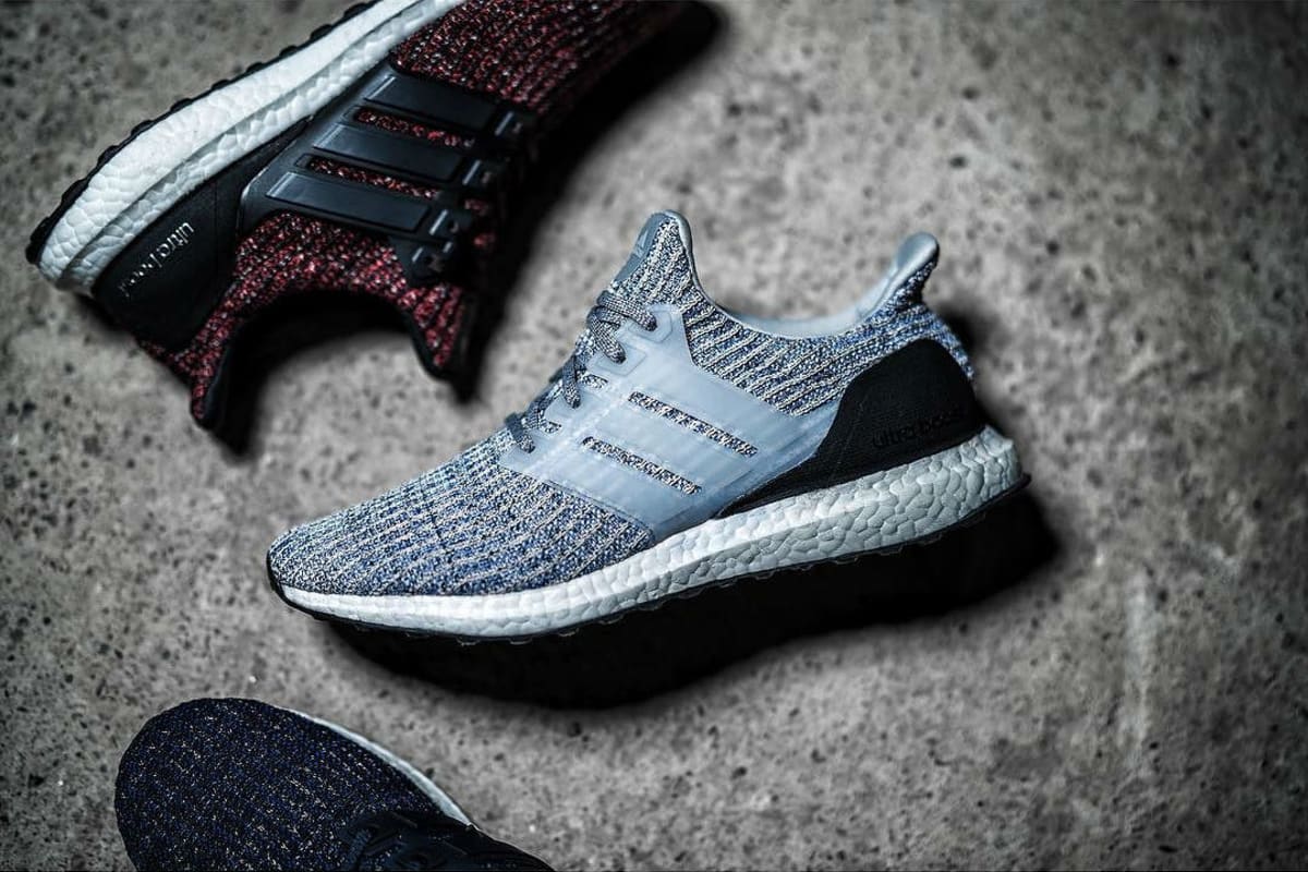 ultra boost grey and blue
