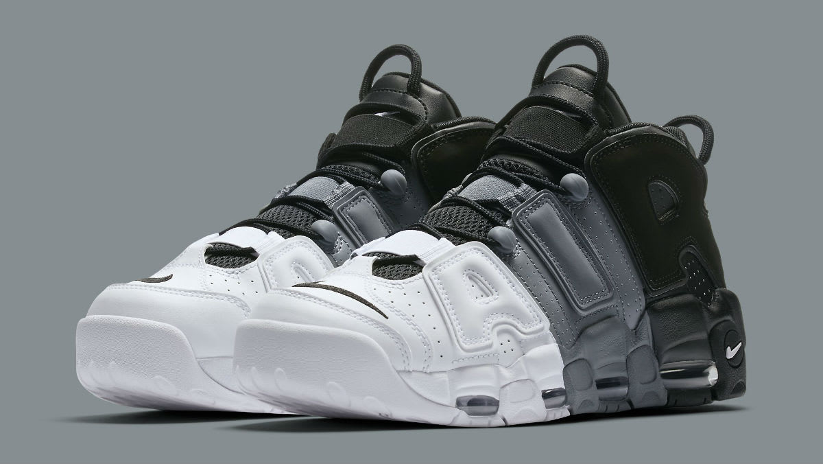 uptempo black grey white