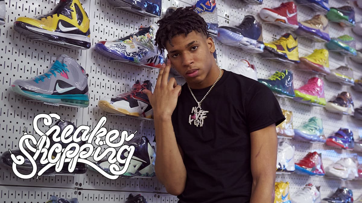 NLE Choppa Goes Sneaker Shopping With Complex Sneaker Shopping Sole