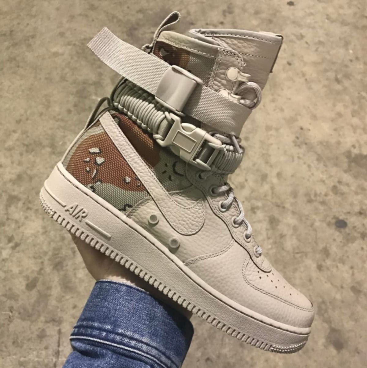 air force 1 reflective desert camo