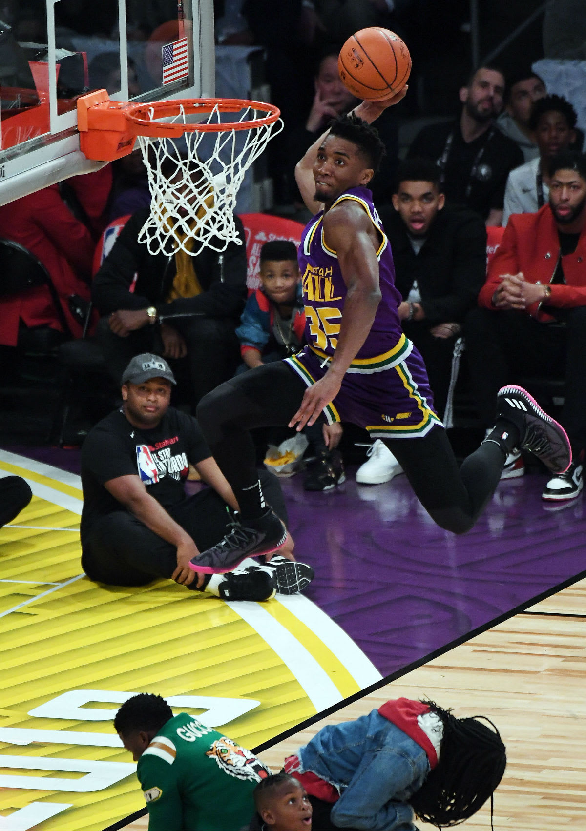 Donovan Mitchell Adidas Dame 4 - NBA Slam Dunk Contest ...