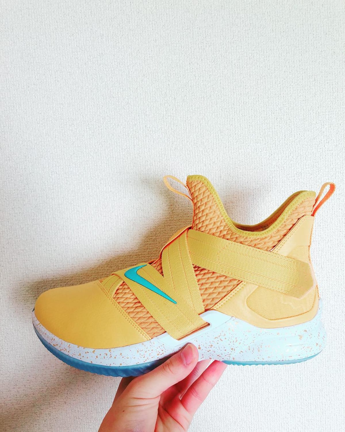 NIKEiD LeBron Soldier 12 University Gold University Blue White - NIKEiD