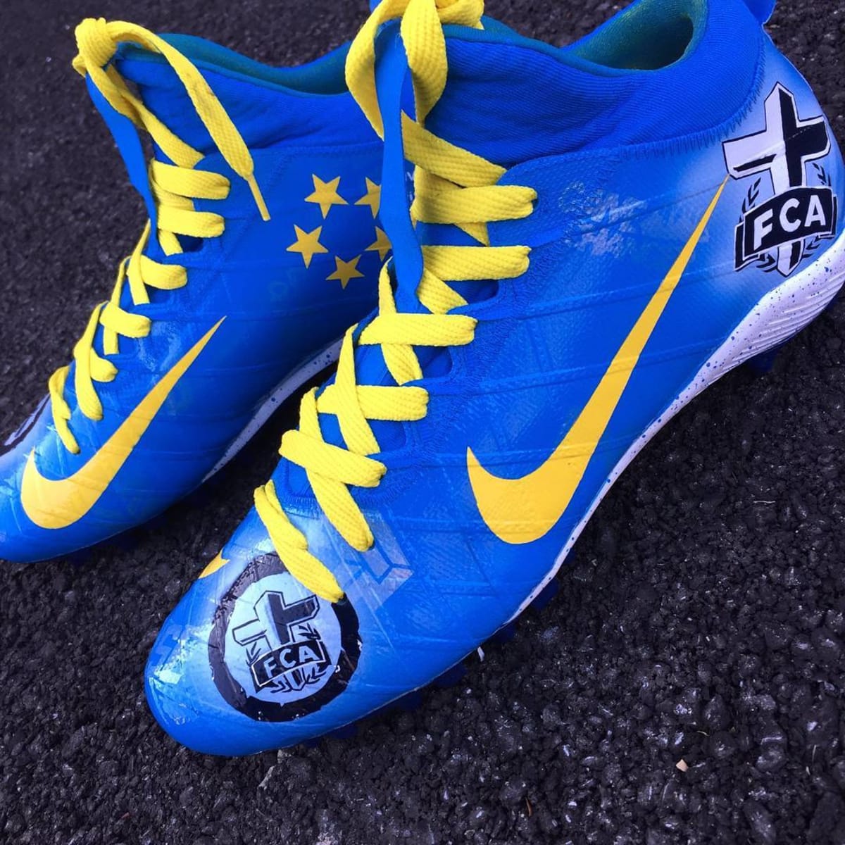 Darrell Stuckey Nike Alpha Field General Elite FCA Cleats - NFL Cause