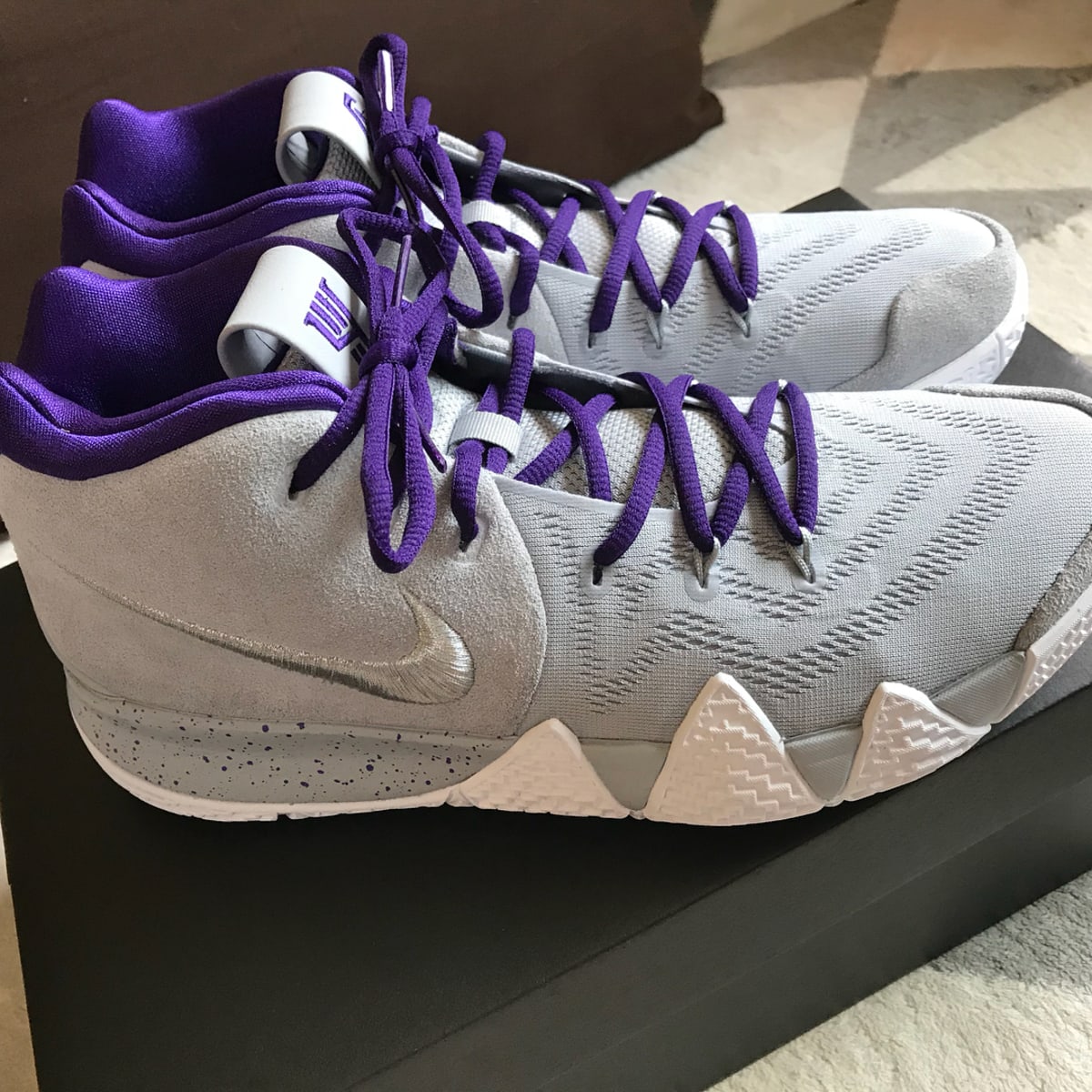 kyrie gray and purple