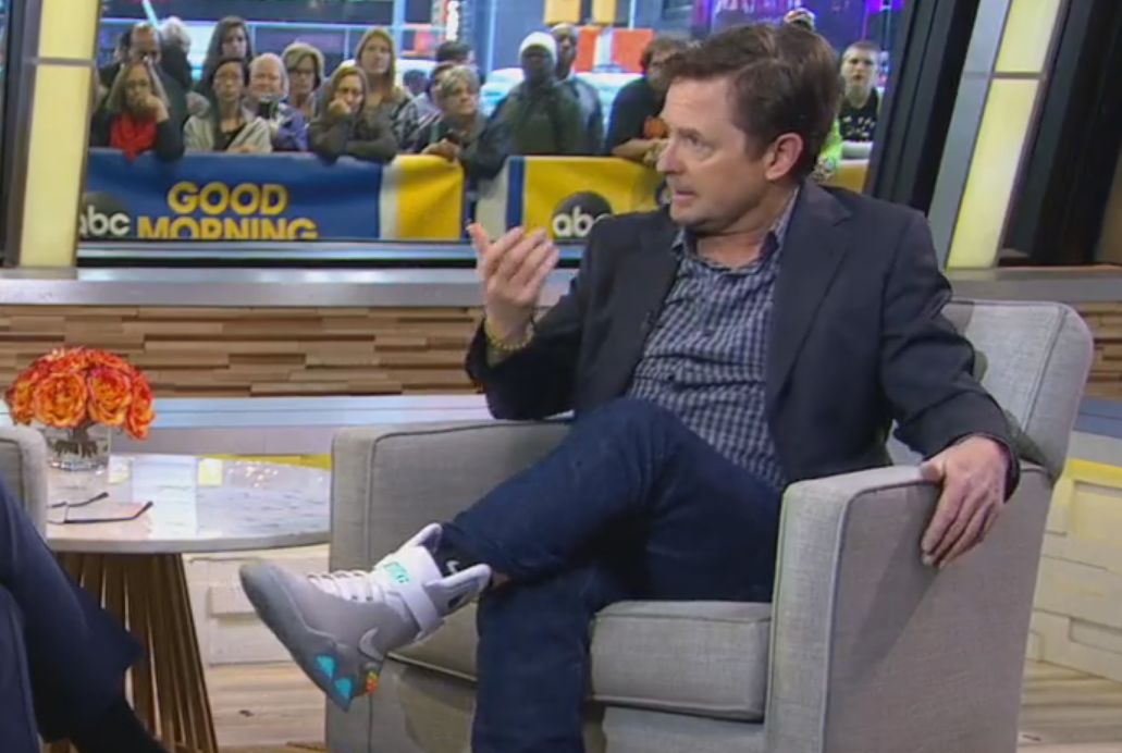 michael j fox nike mag