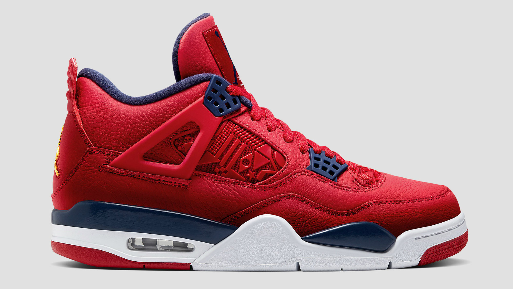 the red and blue jordans