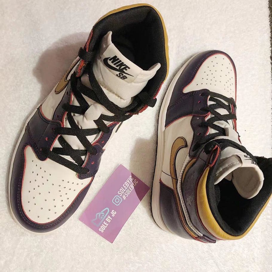 nike jordan sb lakers