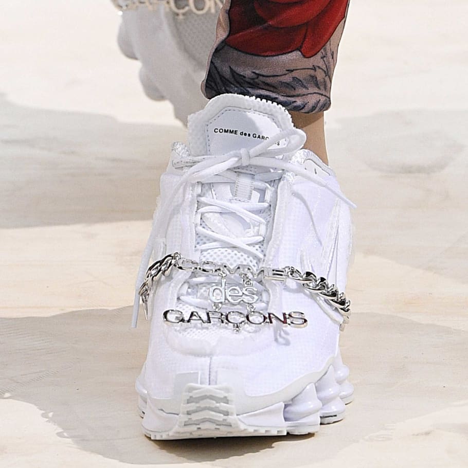 comme des garçons nike shox