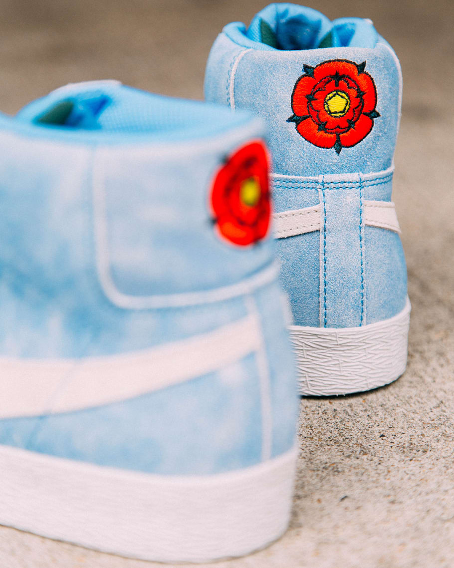 nike sb blazer mid lance mountain english rose