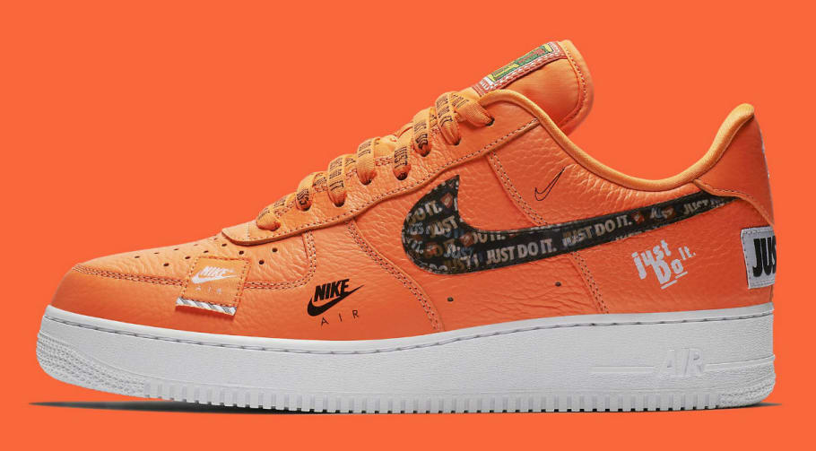 just do it orange air force 1