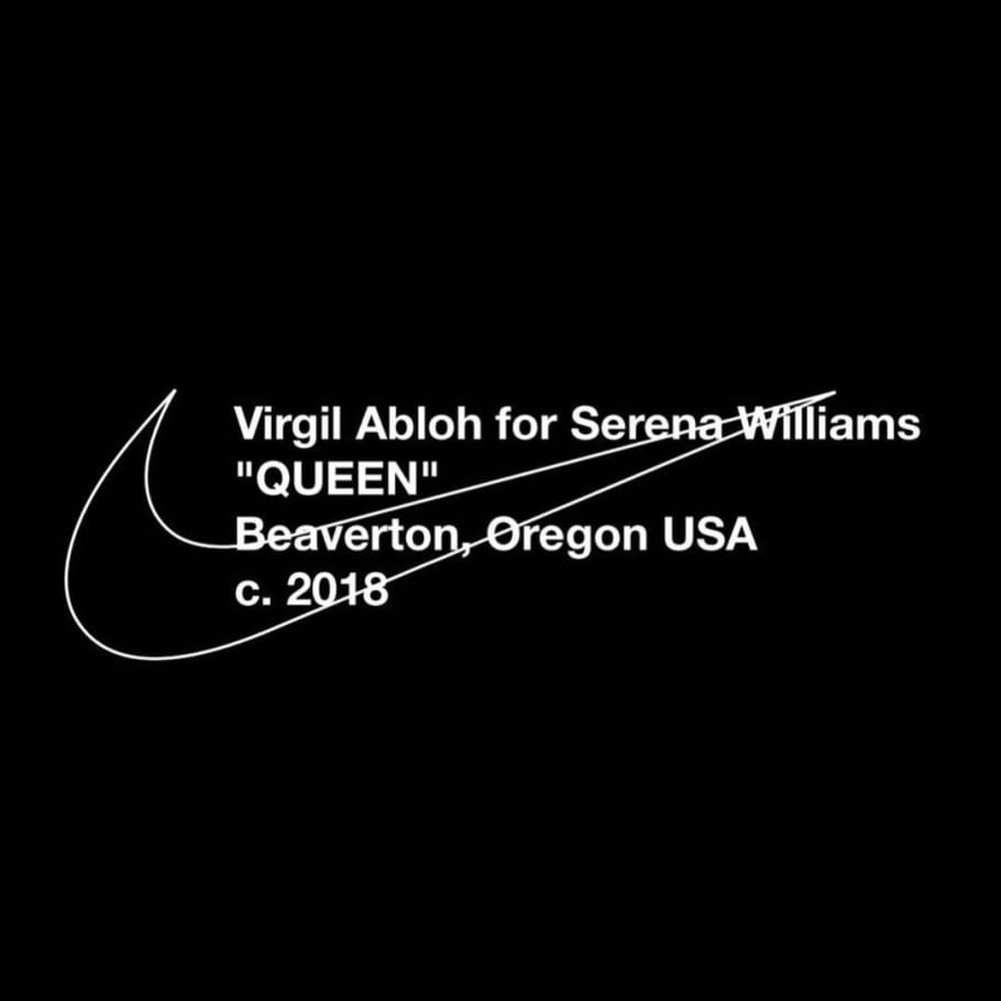 album handikap feudale Virgil Abloh for Serena Williams Off-White Queen | Sole Collector