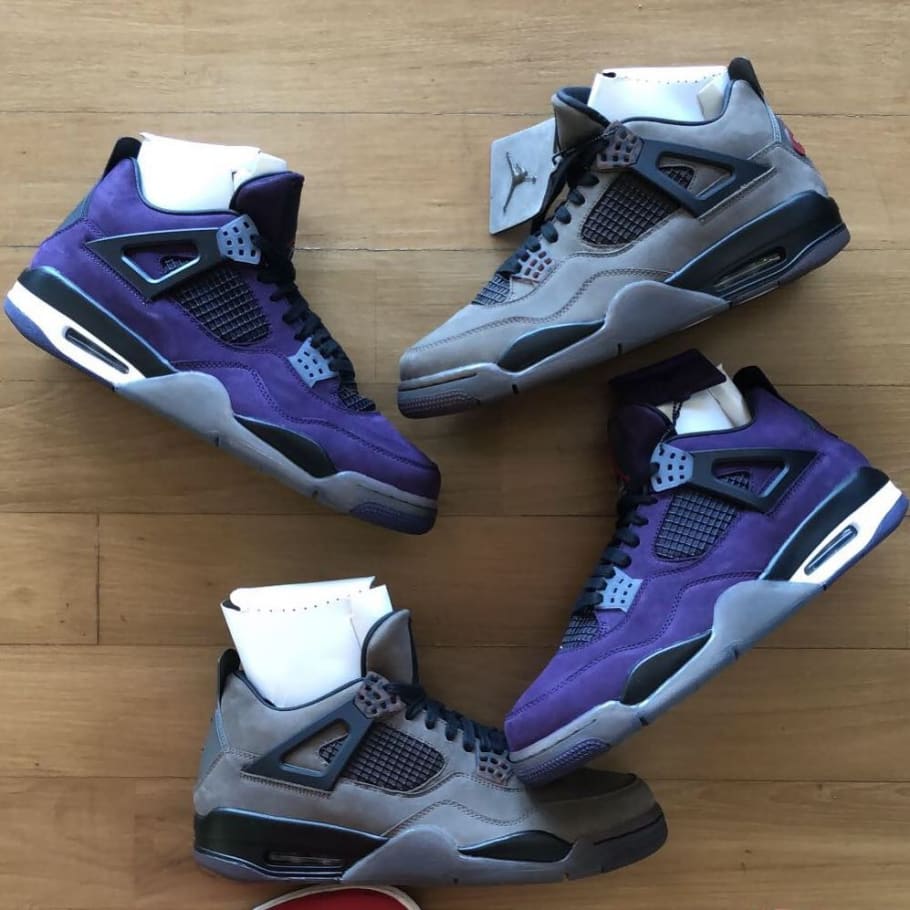 travis scott retro 4 purple