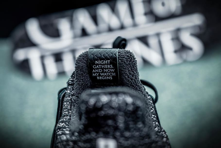 ultra boost game of thrones night's watch