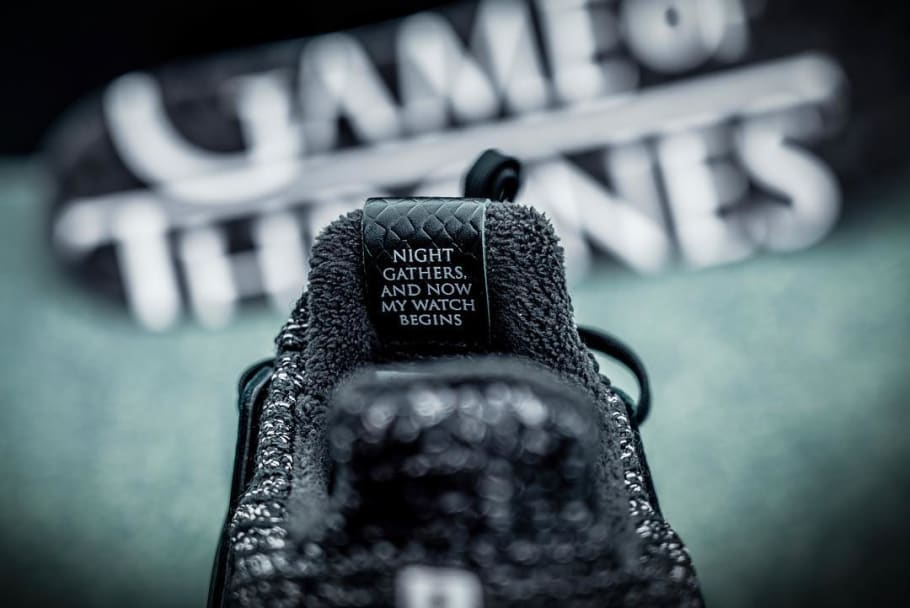 adidas ultra boost game of thrones night's watch