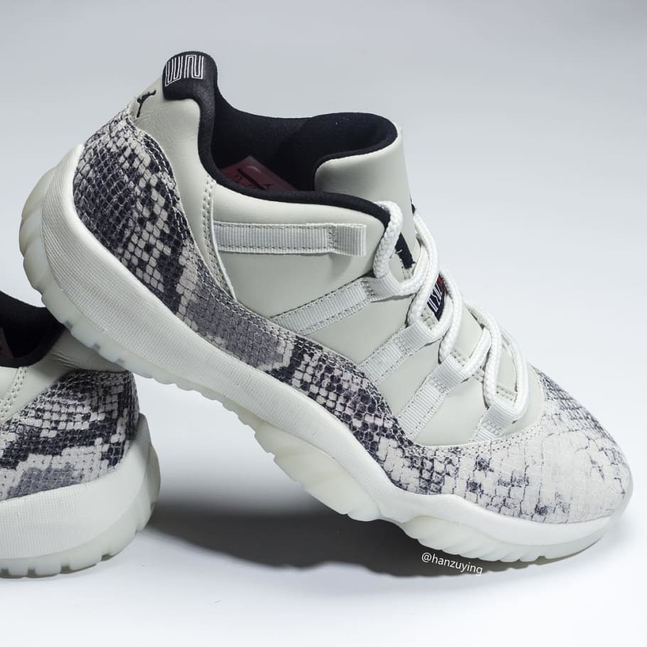 jordan 11 snakeskin white