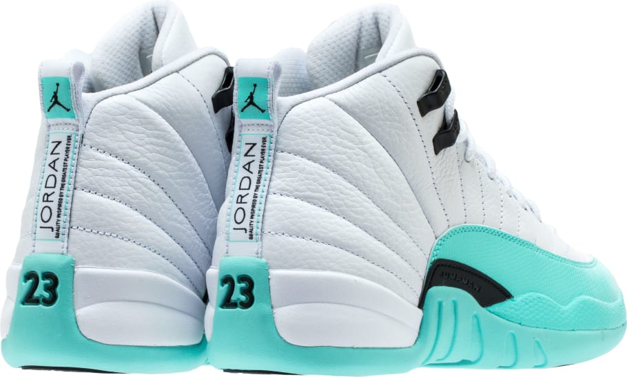 jordan retro 12 teal and white