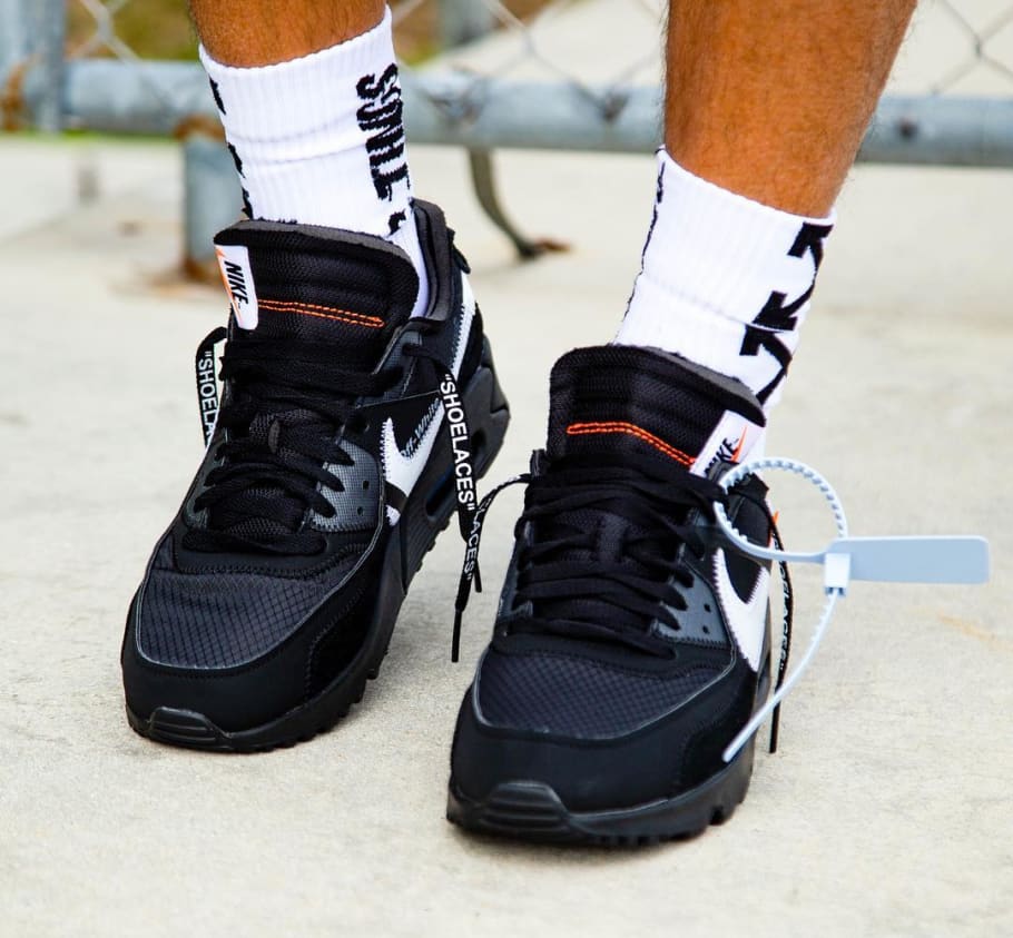 airmax 90 black off white