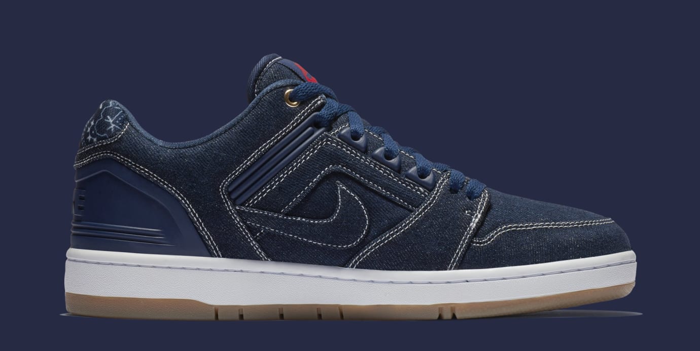 nike sb air force 2 denim