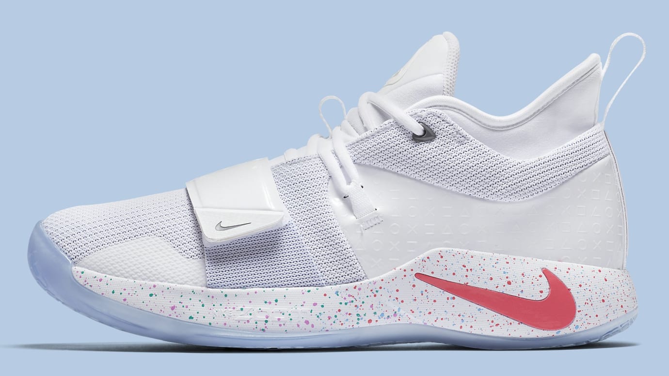 Nike PG 2.5 Playstation White Release Date BQ8388-100 Profile