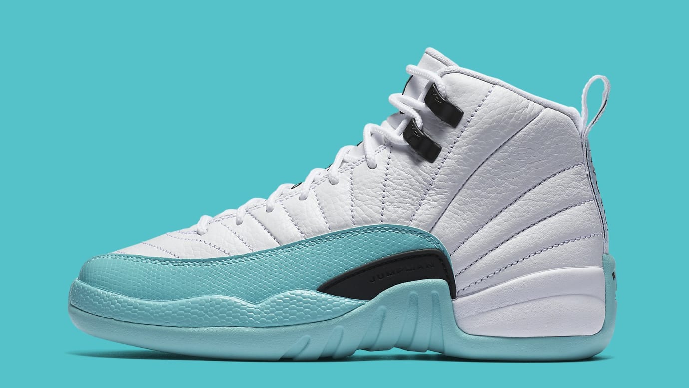 jordan 12 white and teal