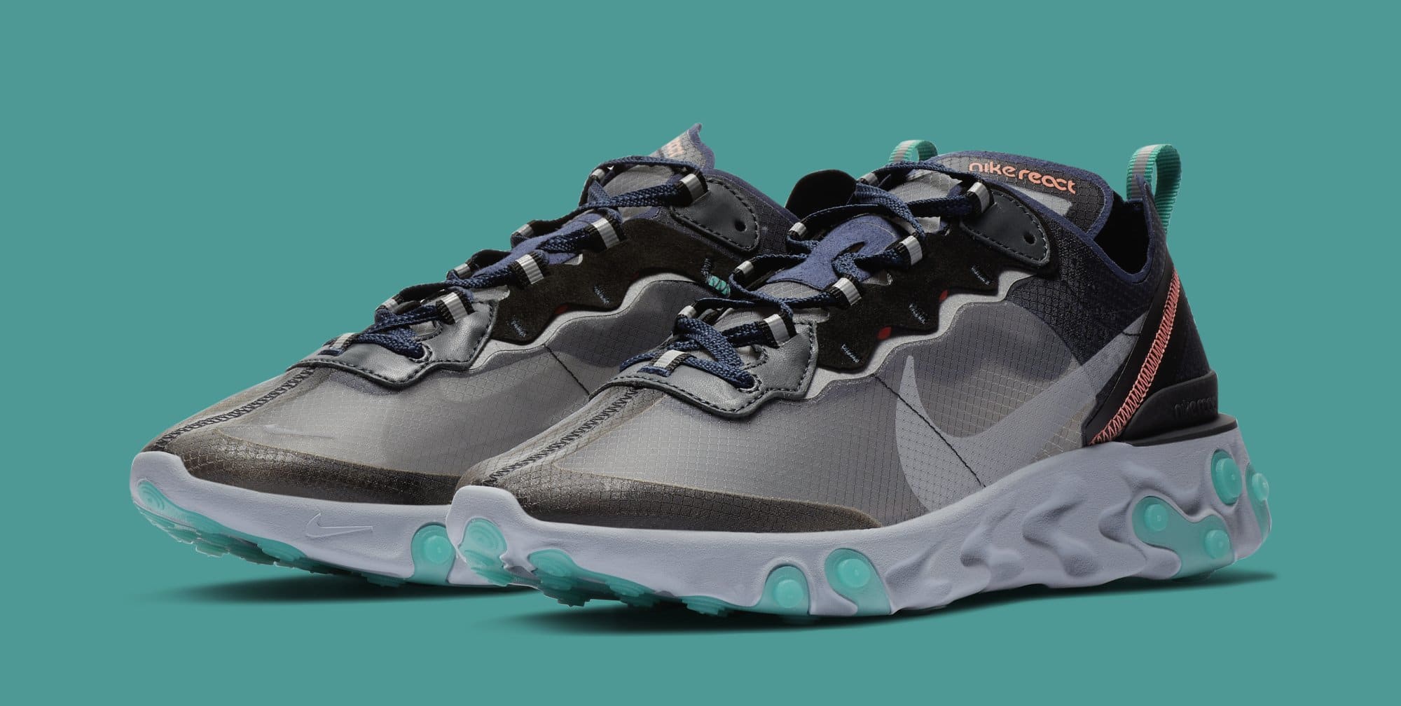 nike react element 87 blue and orange