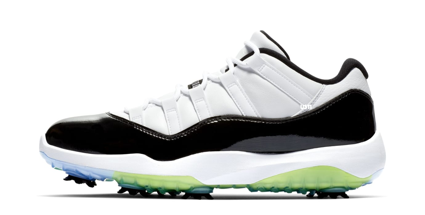 Air Jordan 11 Golf 'Concord' (lateral)