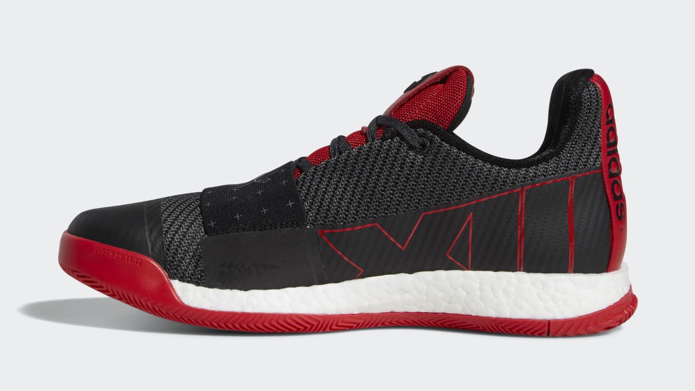 harden 3 black and red