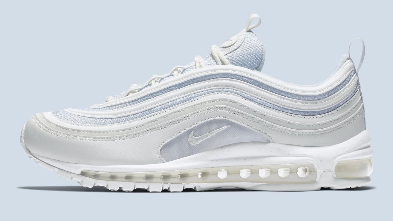 white and light blue air max 97