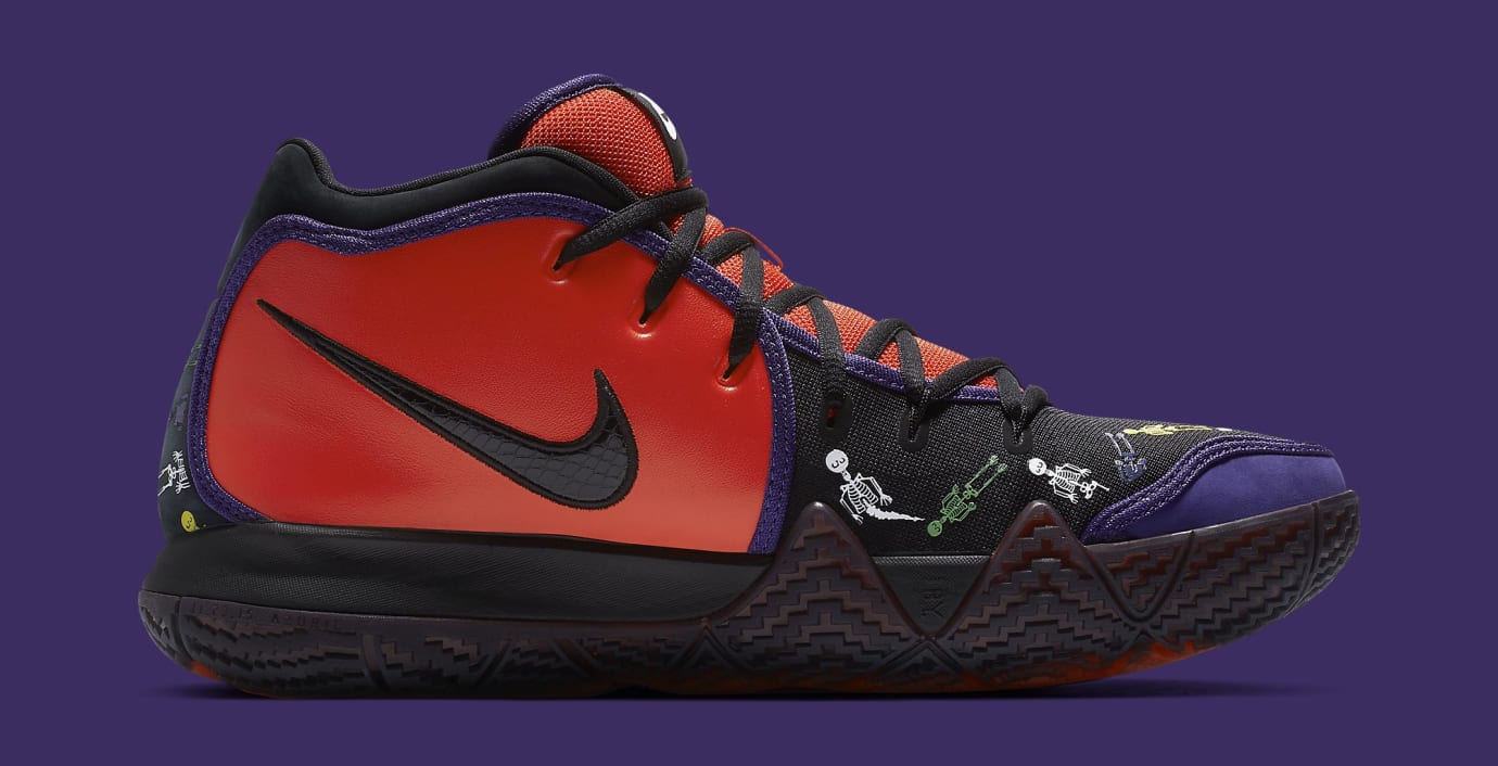 Nike Kyrie 4 'Day of the Dead' CI0278-800 (Medial)