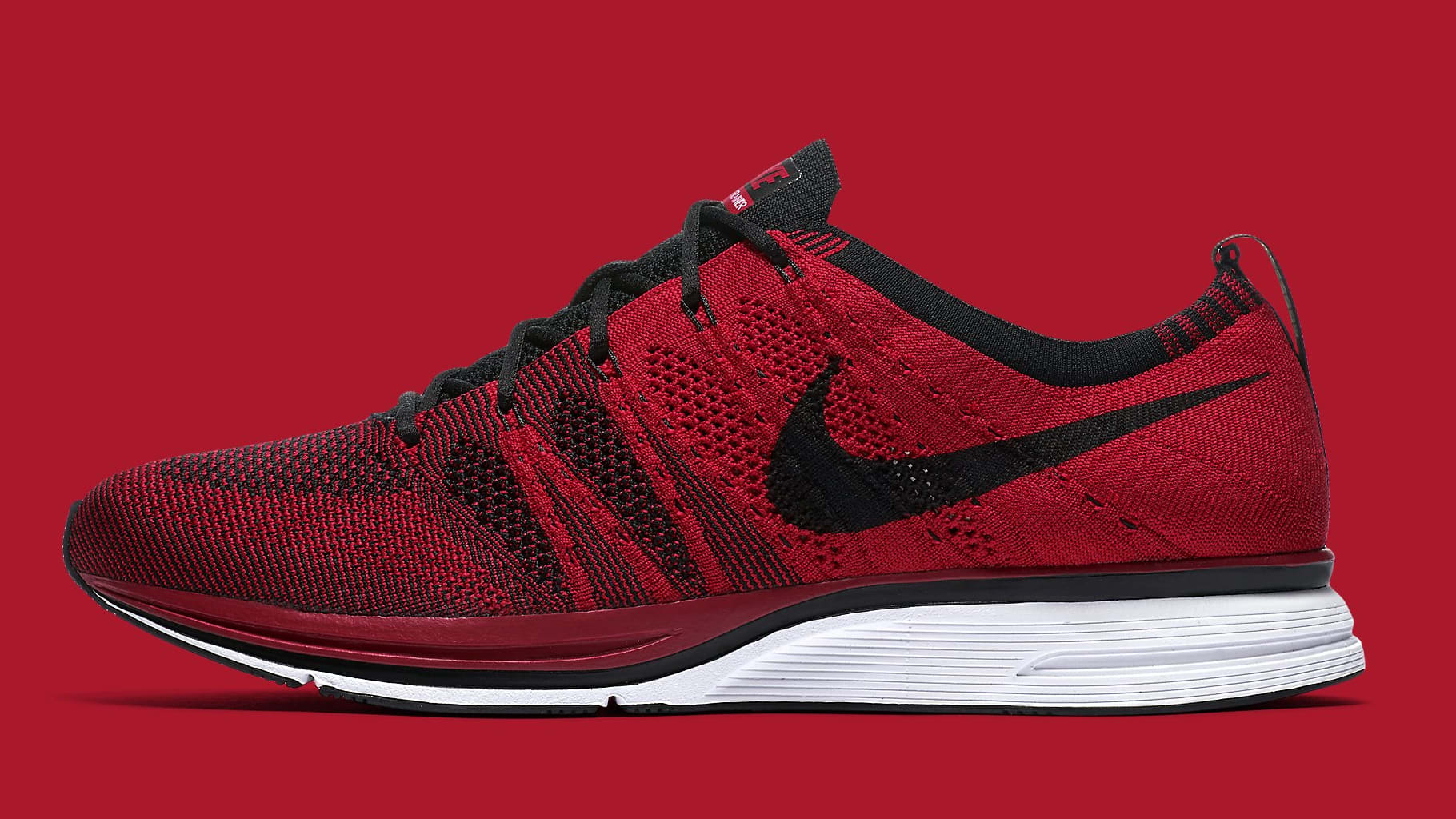 flyknit trainer red