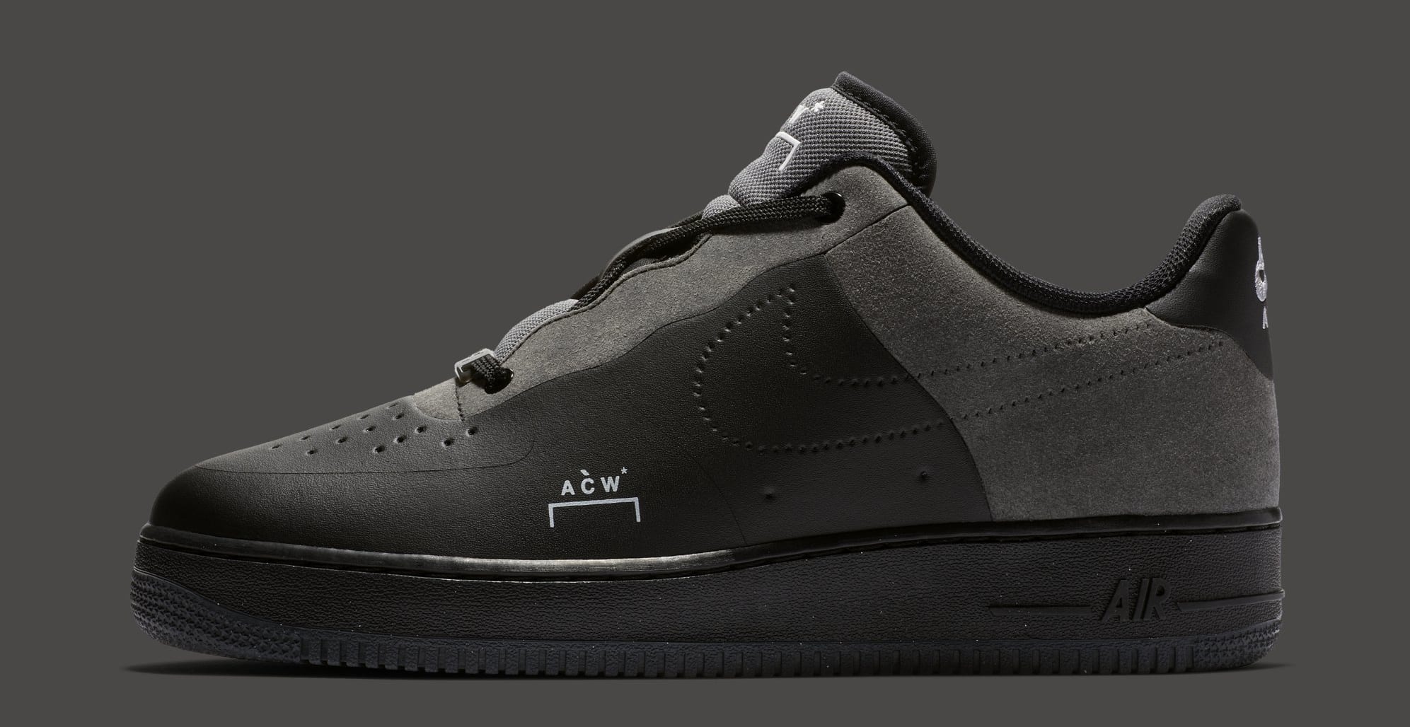 air force 1 a cold wall black