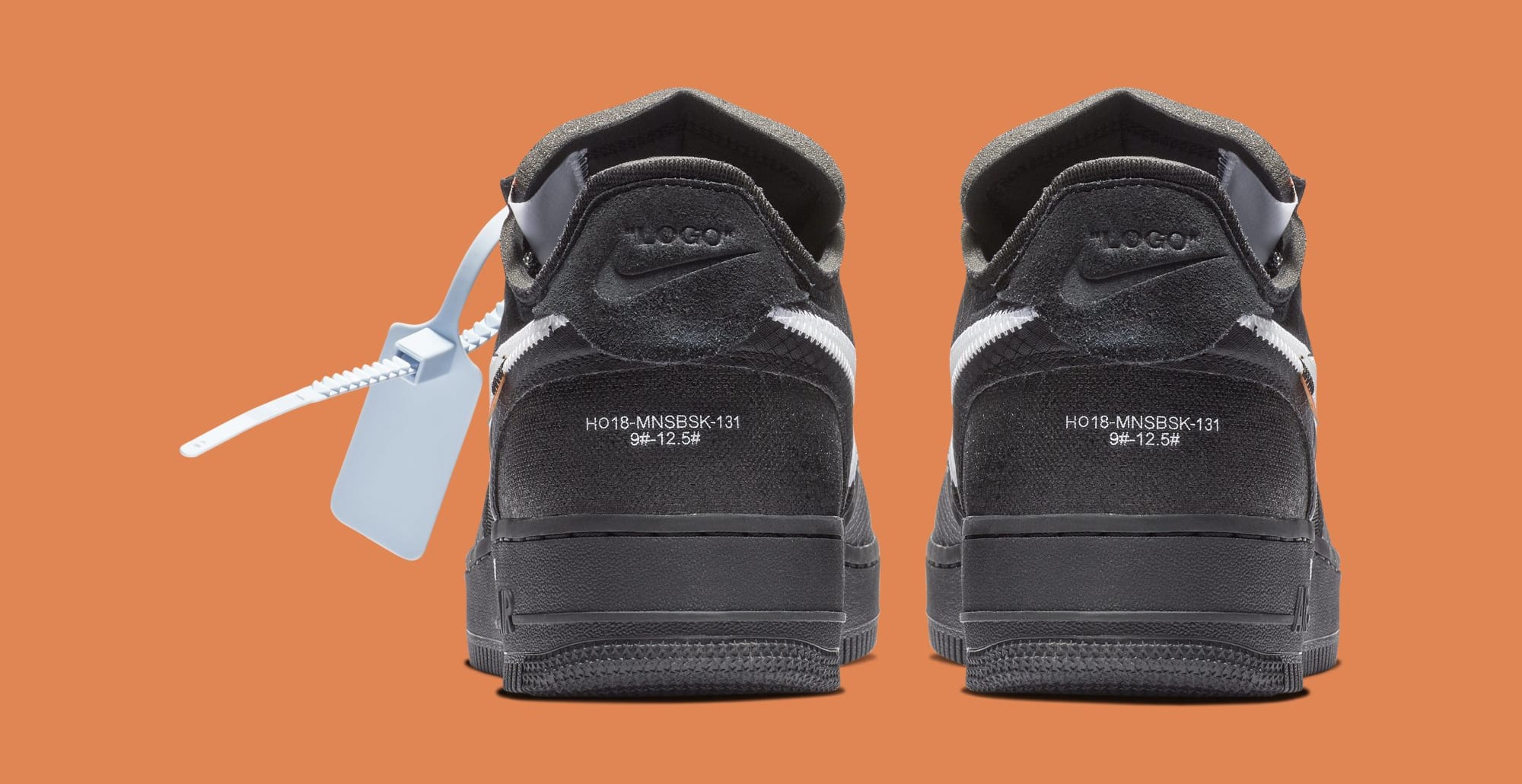 Af1 off white black clearance
