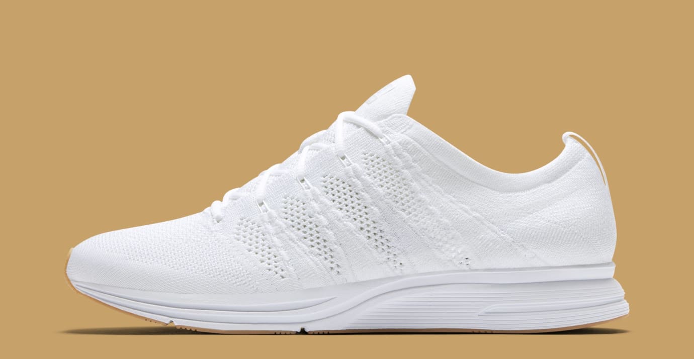 nike flyknit trainer all white