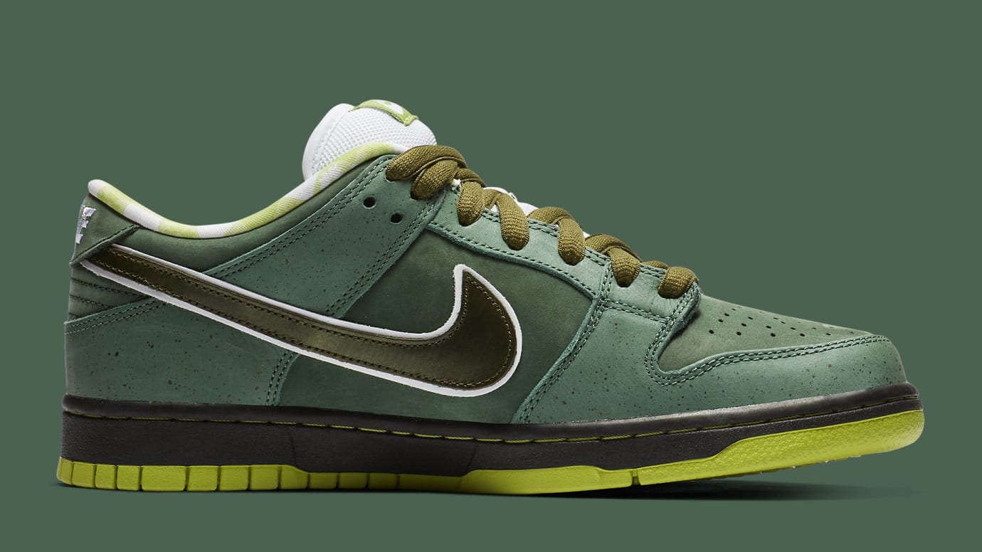 all green dunks