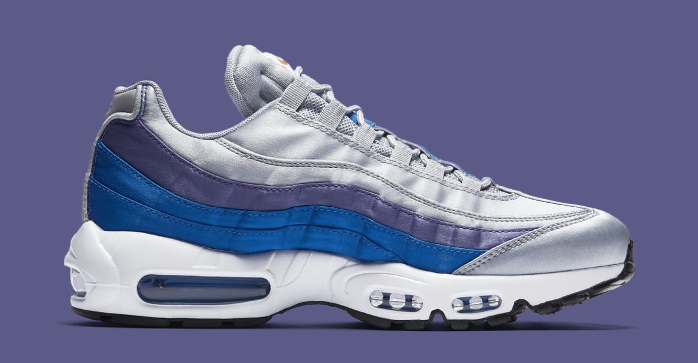 Nike air max 95 grey deals blue and purple