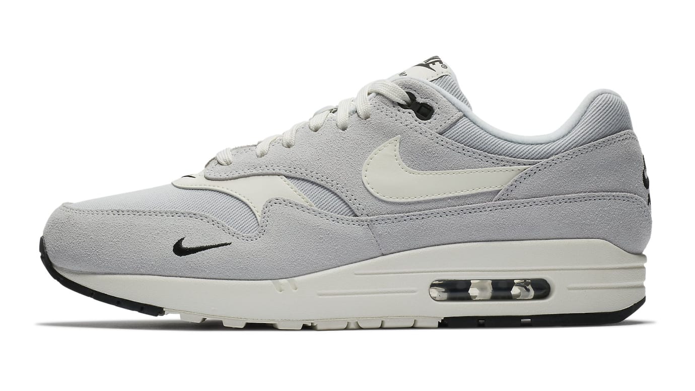 air max 1 premium pure platinum sail black white