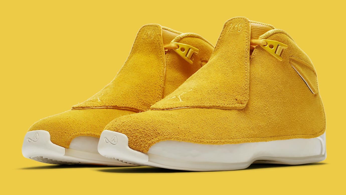 jordan 18 racer blue on feet