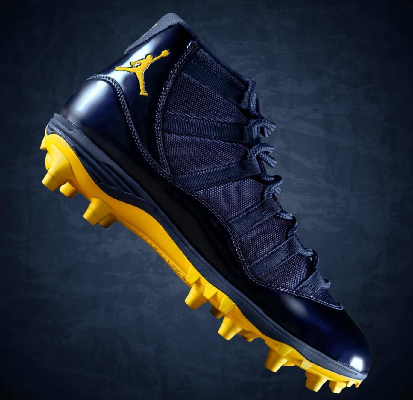 custom jordan 11 cleats