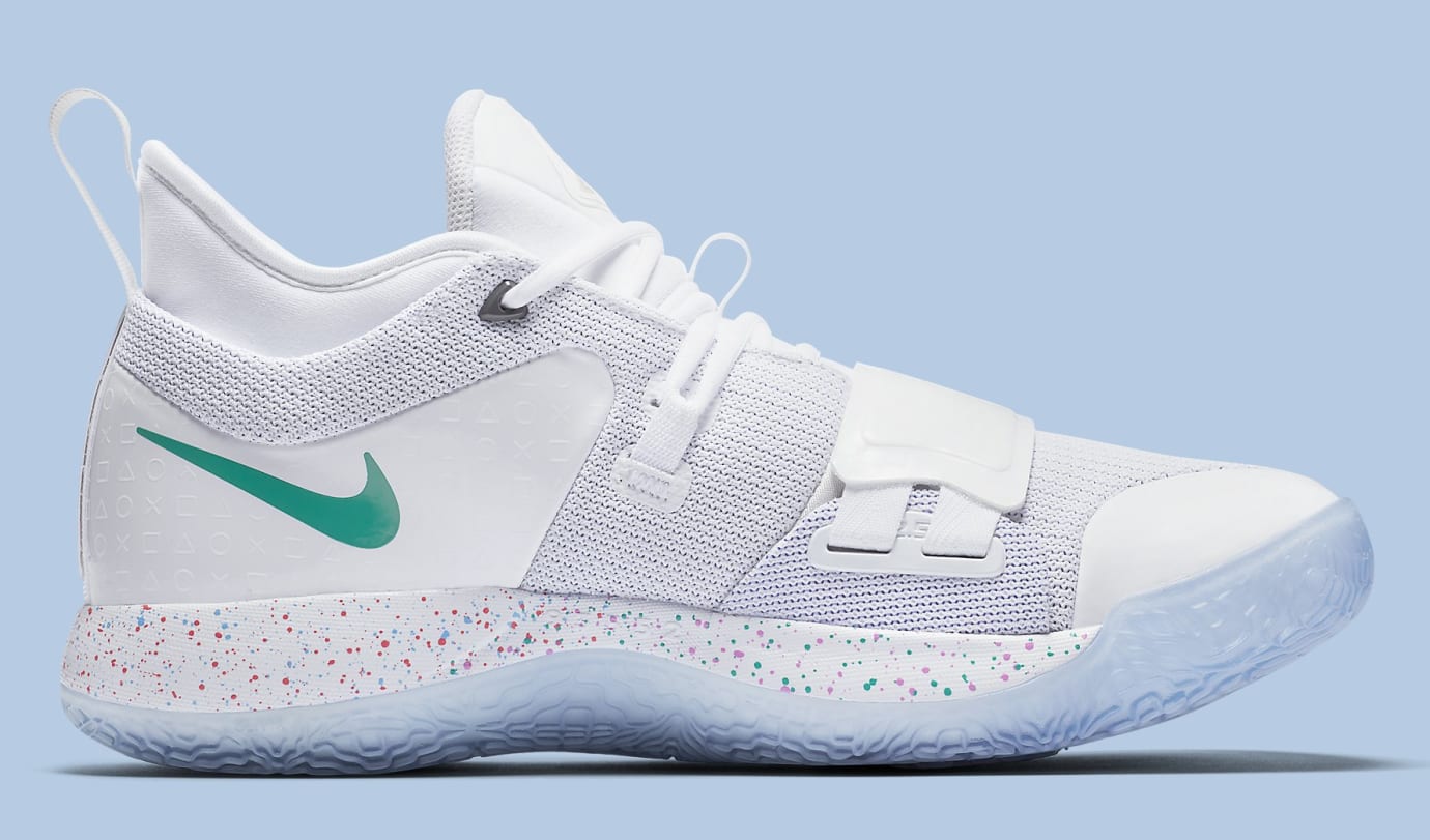 Nike PG 2.5 Playstation White Release Date BQ8388-100 Medial