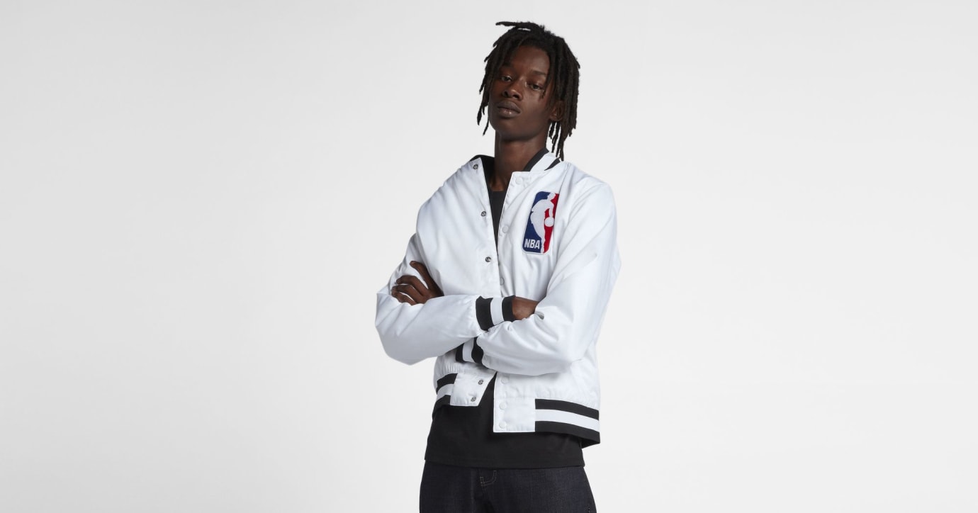 NBA x Nike SB Bomber Jacket (White)