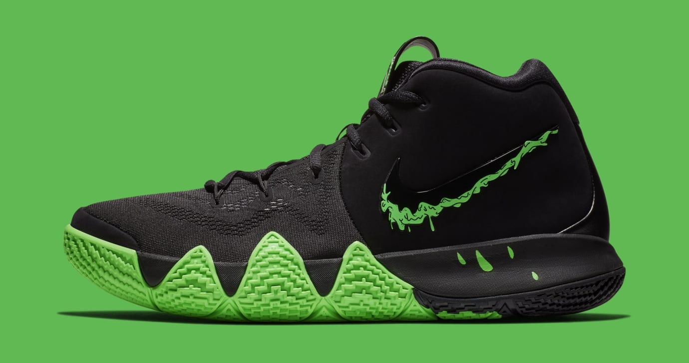 Nike Kyrie 4 Black Rage Green Halloween