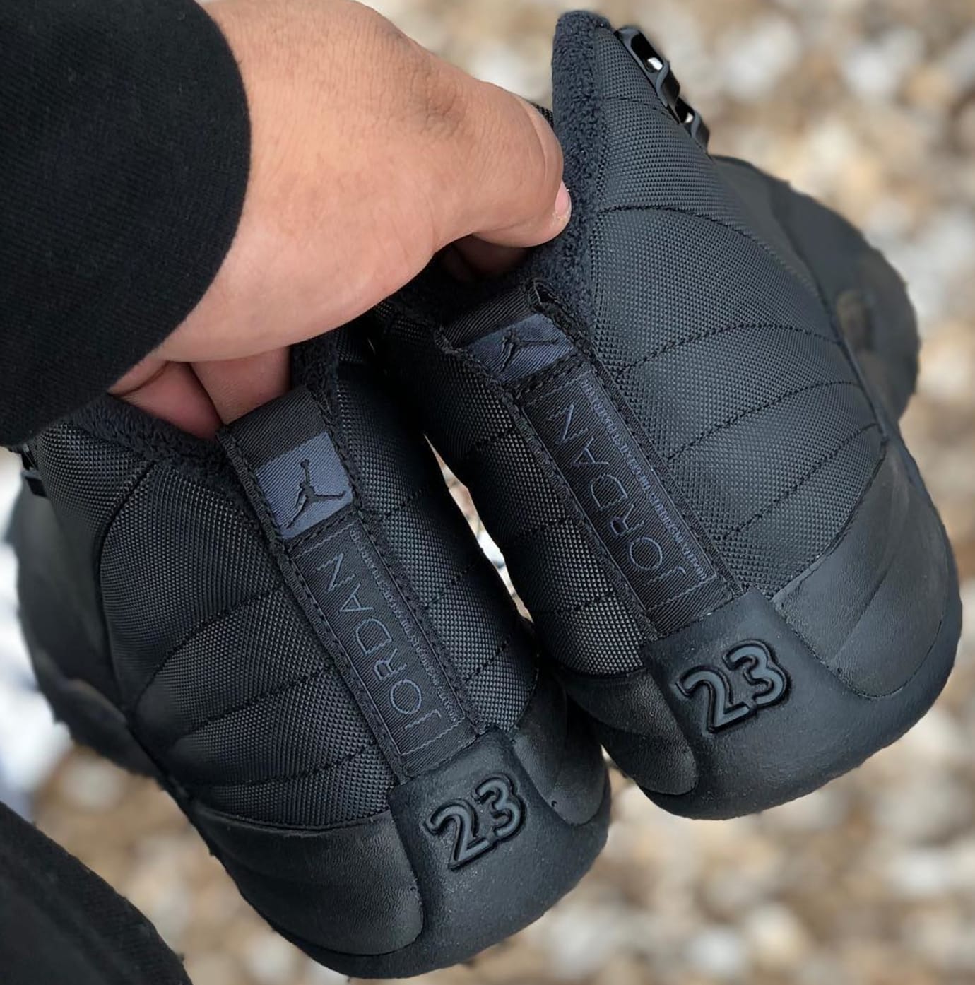 air jordan 12 winterized black release date