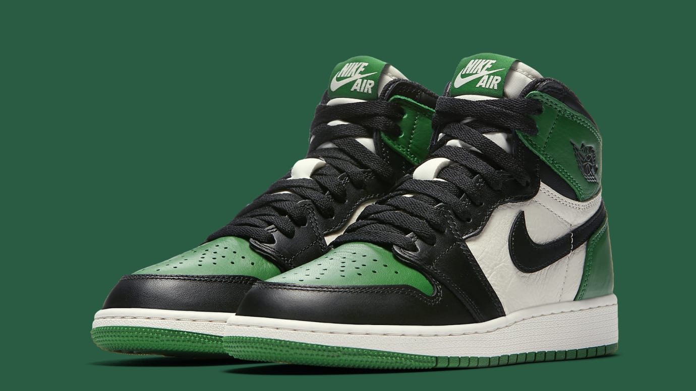 gs pine green jordan 1