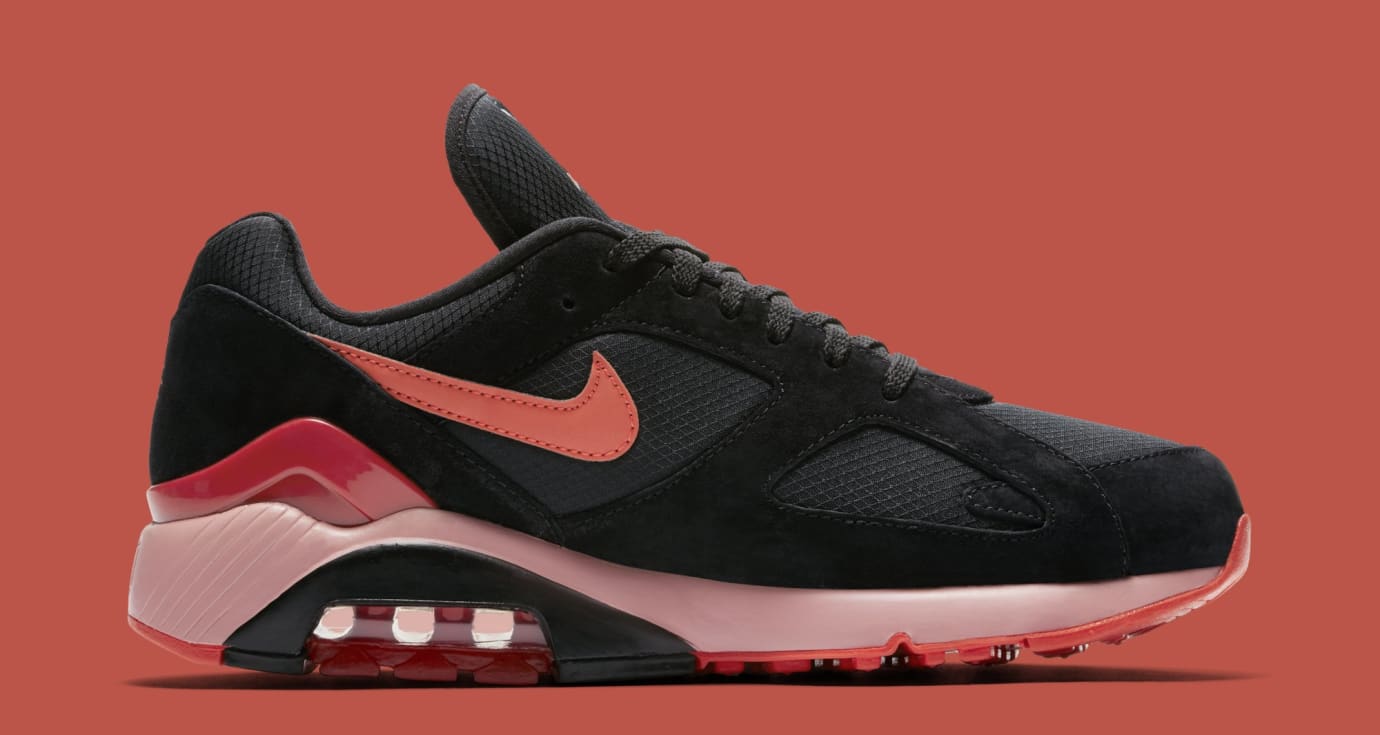 Air max 180 black red