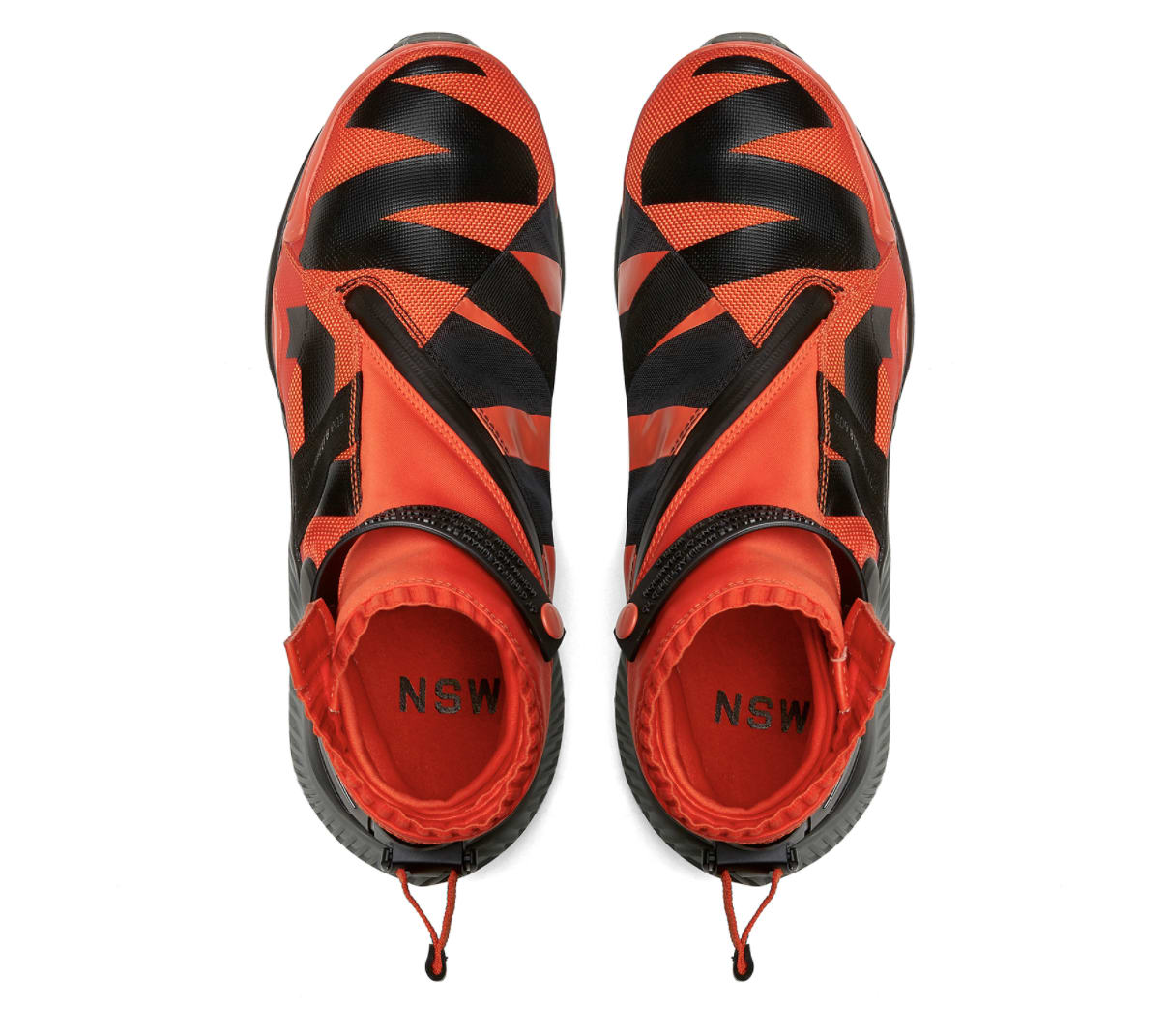 NikeLab Gyakusou Gaiter Boot Vivid Orange and Black | Sole Collector