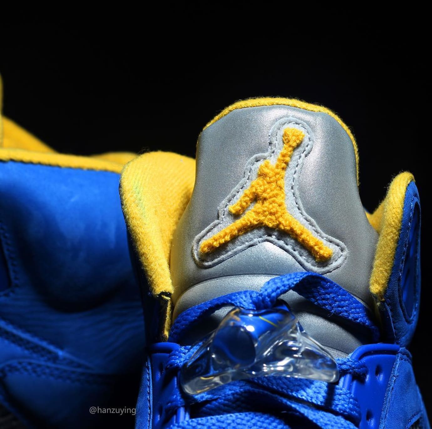 jordan 5 royal blue and yellow