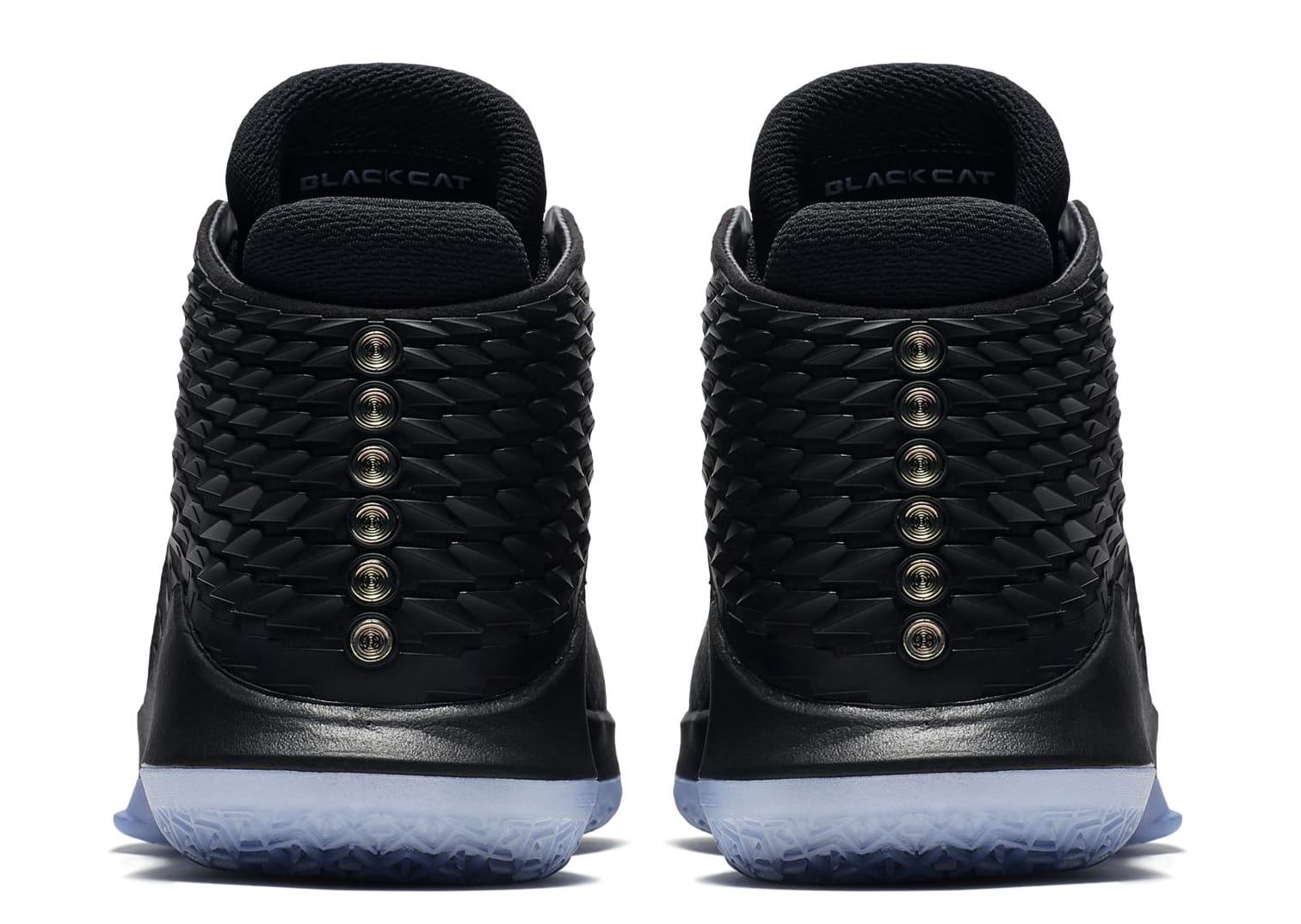 Air Jordan 32 'Black Cat' AH3348-003 Release Date | Sole Collector Image via Nike Air Jordan 32 'Black Cat' (Heel)