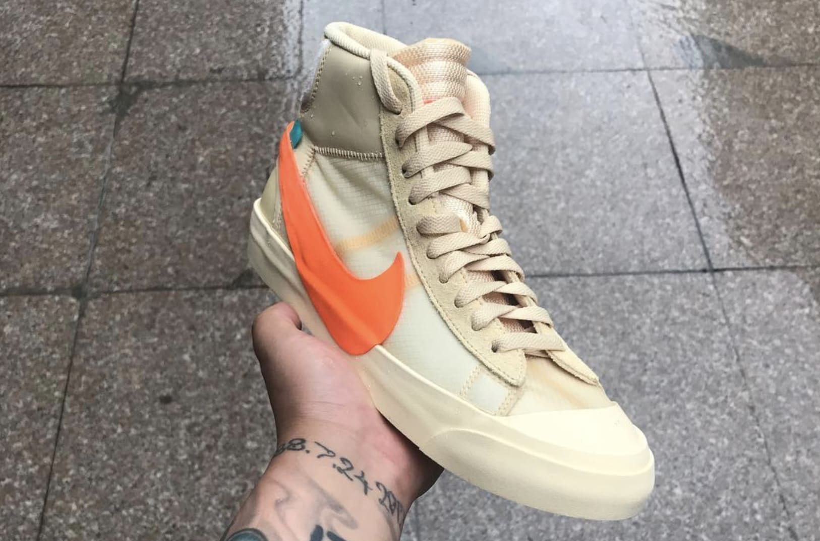 off white x nike tights