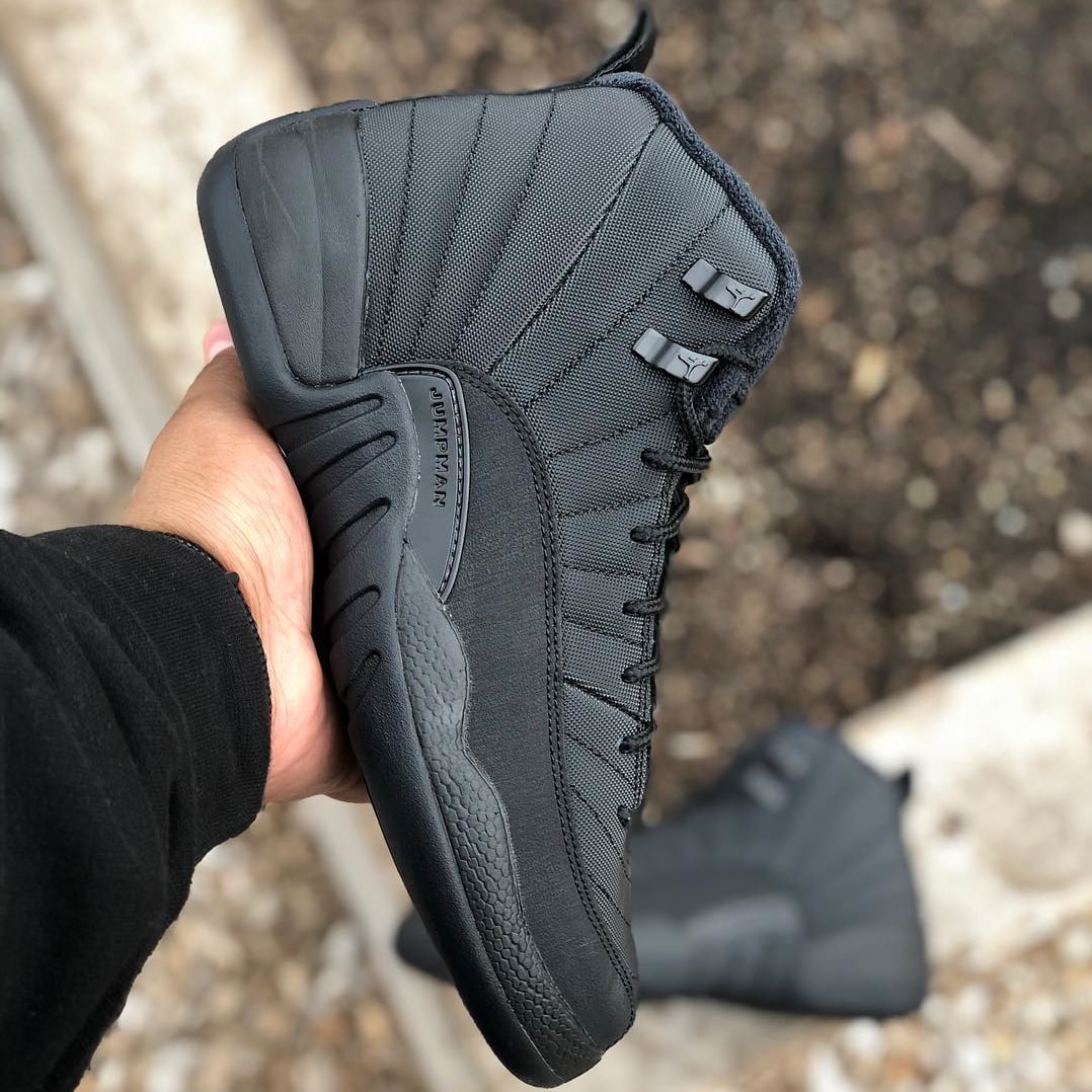 All black jordan 12a discount