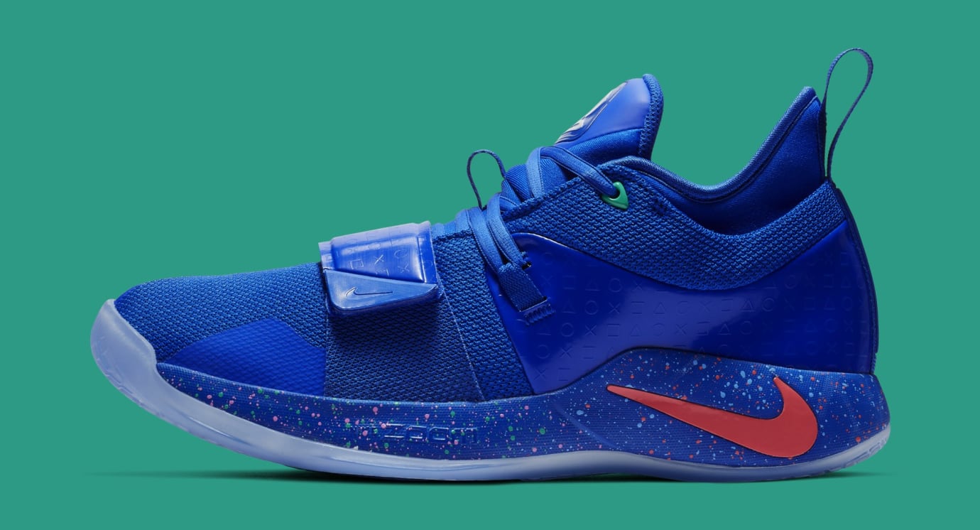Playstation x Nike PG 2.5 'Blue/Multi-Color' BQ8388-900 (Lateral)
